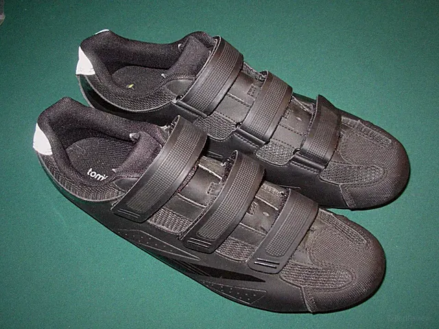 Tommaso Mens Montagna 100 Black Hook And Loop Cycling Shoes Size 46