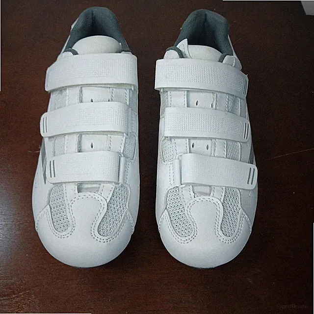 Tommaso Pista 100 Road Cycling Shoes Womens 8.5 White Silver Performance Bike