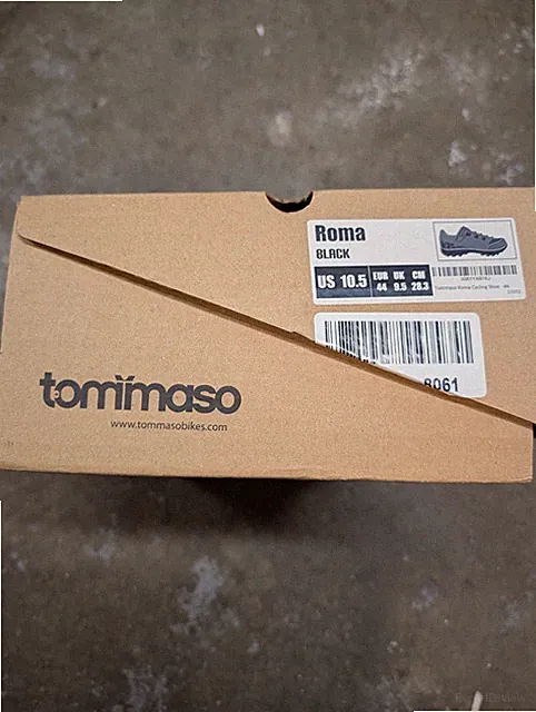 Tommaso Roma Men's Black Mountain Cycling Shoes US 10.5 EU 44 2-Bolt