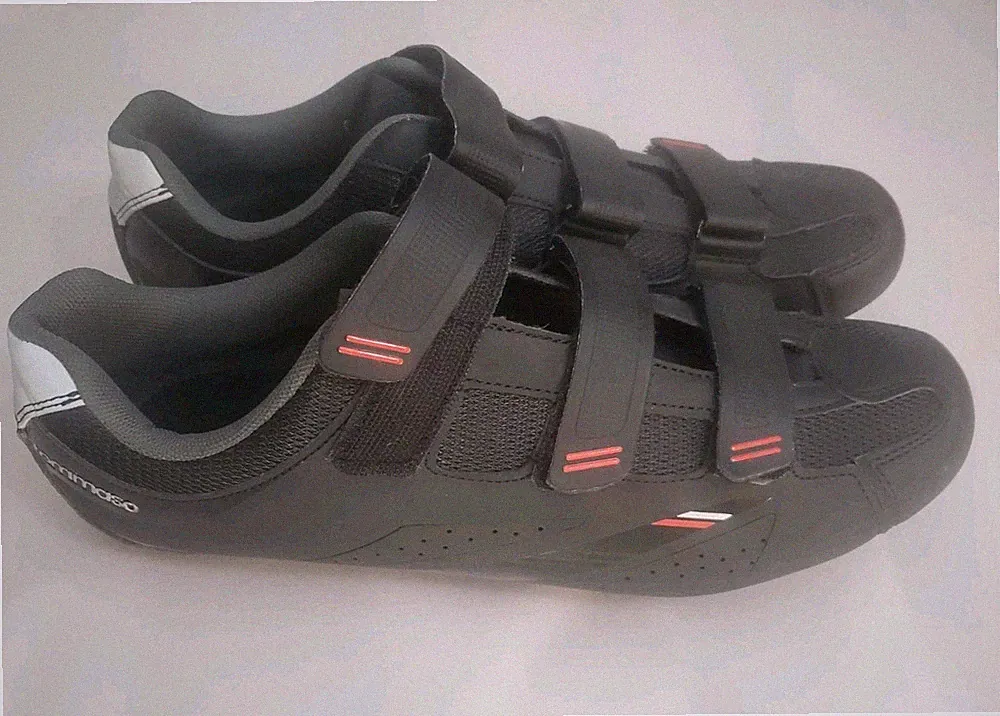 Tommaso Strada 100 Cycling Road Bike Bicycle Shoes Men's 13 US Strap Black
