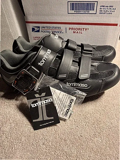 Tommaso Strada 200 Cycling Shoes Men's Sz 47- New, Never Worn