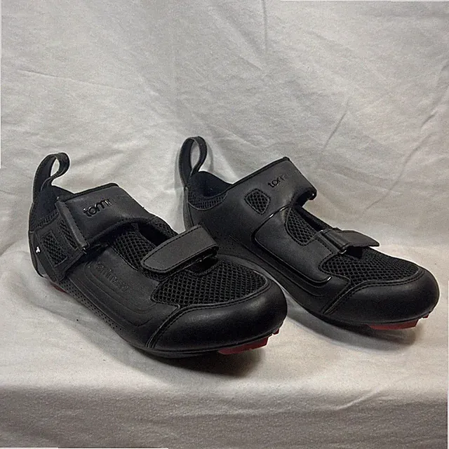 Tommaso Veloce 100 Triathlon Mens Black Road Cycling Shoes US 8/EU 41 BarelyUsed