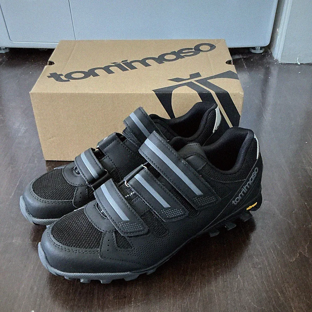 Tommaso Vertice 100 Men's Mountain Cycling Shoes Black US 9 EU 42 2-Bolt