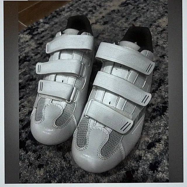 Tommaso VZ Pista 100 Road Cycling Shoes 3-Bolt Cleat White/Silver US 10